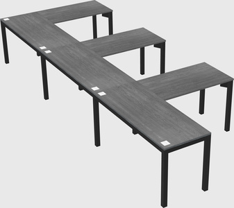 L-shaped desk