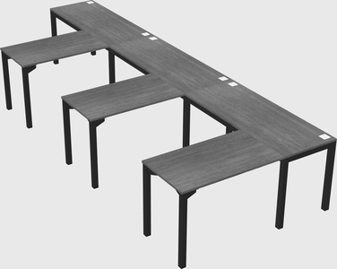 L-shaped desk