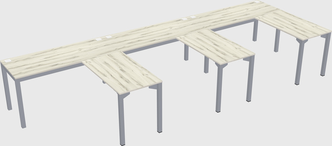 L-shaped desk