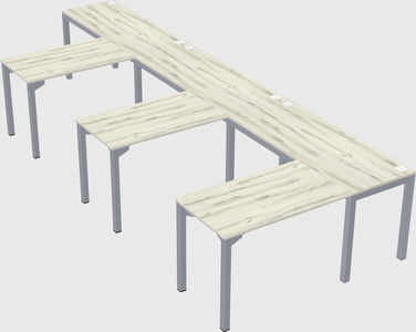 L-shaped desk