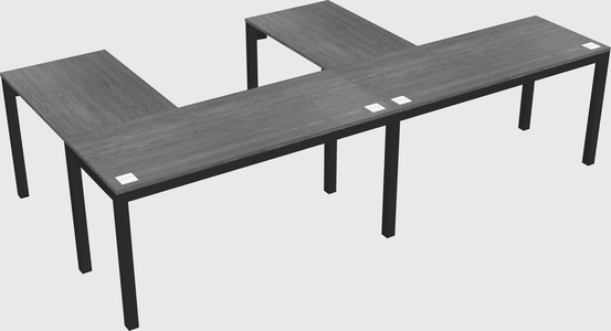 L-shaped desk