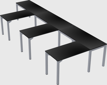 L-shaped desk