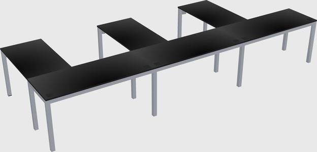 L-shaped desk