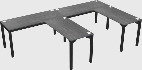 L-shaped desk
