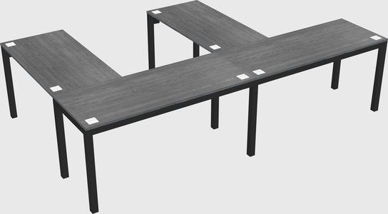L-shaped desk