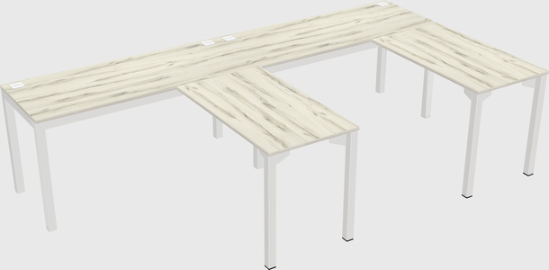 L-shaped desk