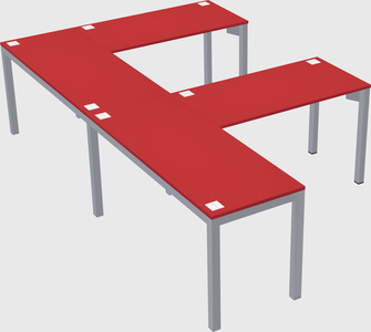 L-shaped desk