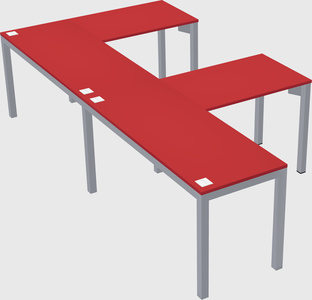 L-shaped desk