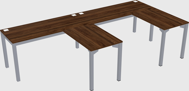 L-shaped desk