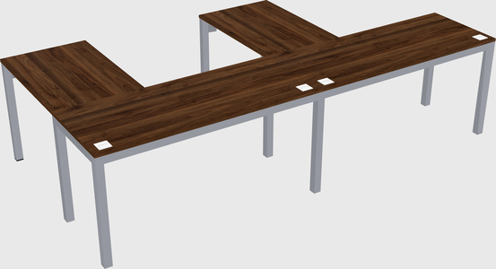 L-shaped desk