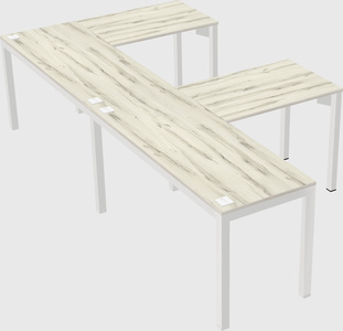 L-shaped desk