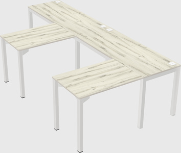 L-shaped desk