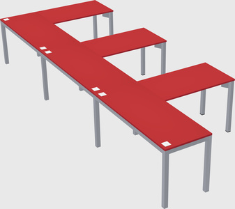 L-shaped desk