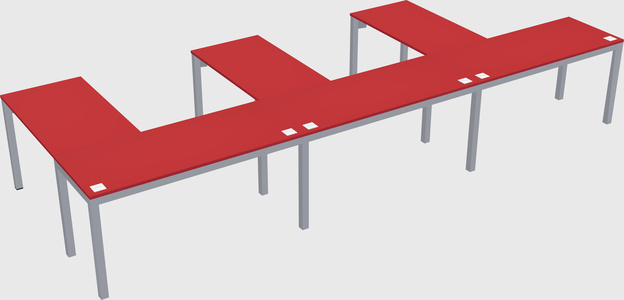 L-shaped desk