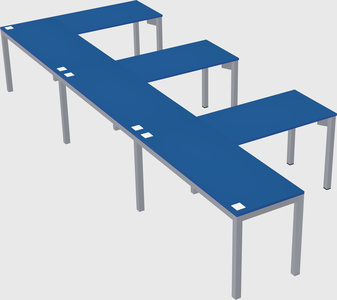 L-shaped desk