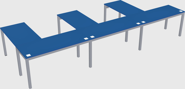 L-shaped desk