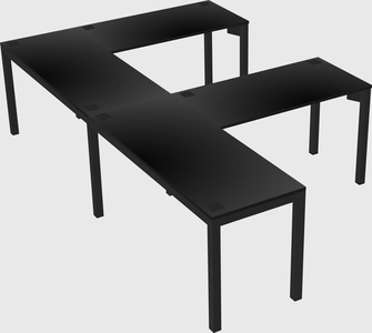 L-shaped desk