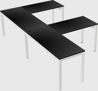 L-shaped desk