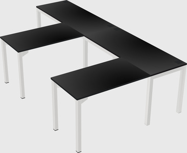 L-shaped desk