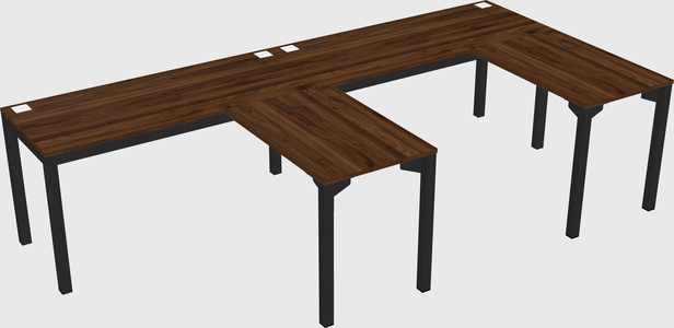 L-shaped desk