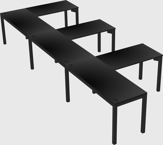 L-shaped desk