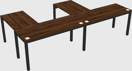 L-shaped desk