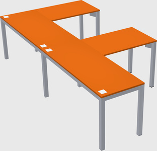 L-shaped desk