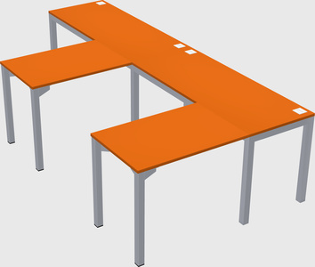 L-shaped desk