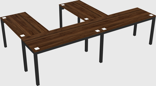 L-shaped desk