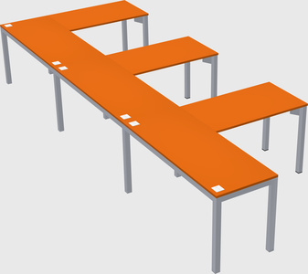 L-shaped desk