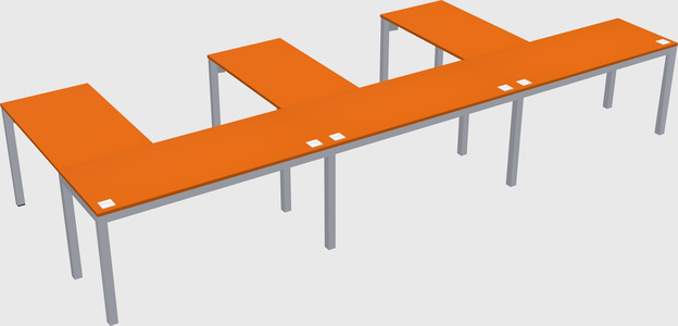 L-shaped desk