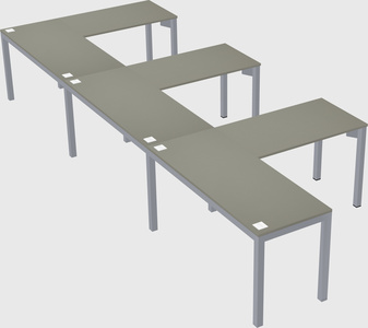 L-shaped desk
