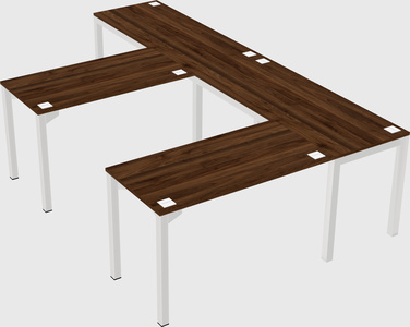 L-shaped desk