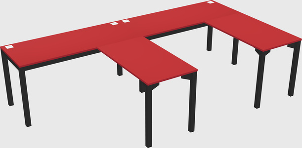 L-shaped desk
