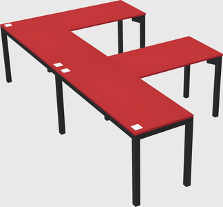 L-shaped desk