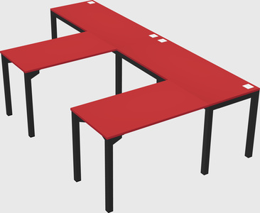 L-shaped desk