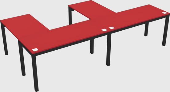 L-shaped desk