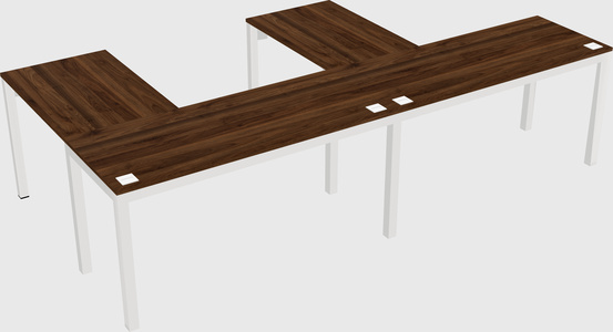 L-shaped desk
