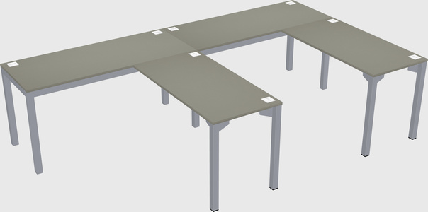 L-shaped desk