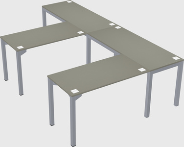 L-shaped desk
