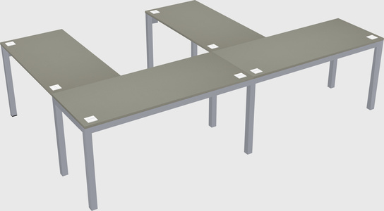 L-shaped desk