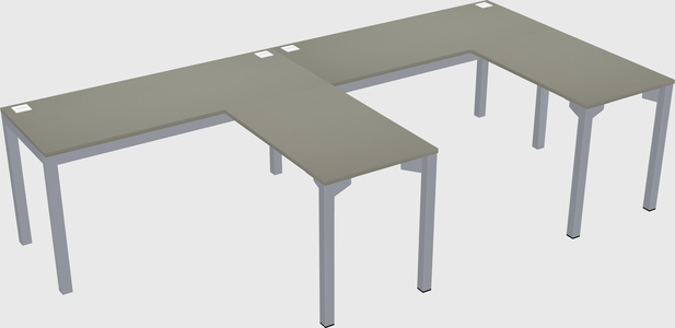 L-shaped desk