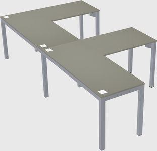 L-shaped desk
