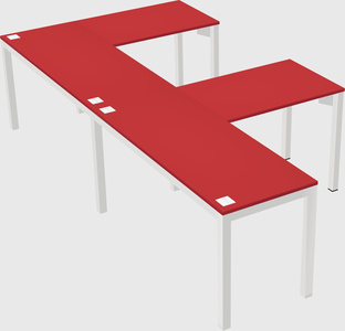L-shaped desk
