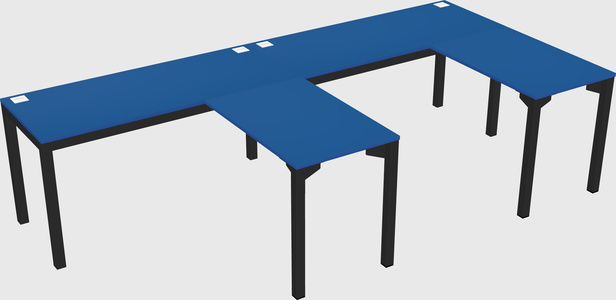 L-shaped desk