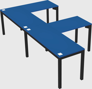 L-shaped desk