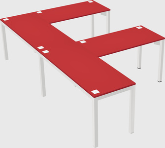 L-shaped desk