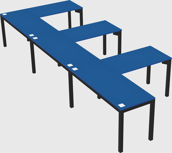 L-shaped desk