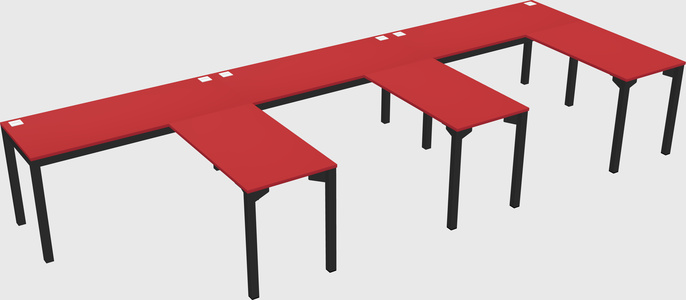 L-shaped desk