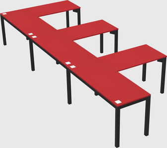 L-shaped desk